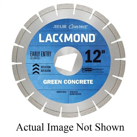 Lackmond Diamond Saw Blade, Laser Weld Segmented, Series PRO, 8 Blade Dia, WetDry, 10 mm Segment Height, SG8095SEEVH